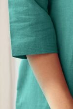 Roza Seher Turquoise Kurta - Image 4