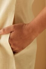 Roza Seher Cream Kurta - Image 5