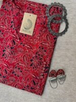 "Rakhi" Angrakha Jaal cotton Kurta - Image 3