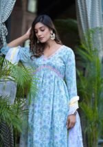 Floral Premium Cotton Suit Set - Image 4